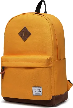 Backpack for Men Women,VASCHY Classic Water-resistant Lightweight Travel School Backpack Casual Daypack