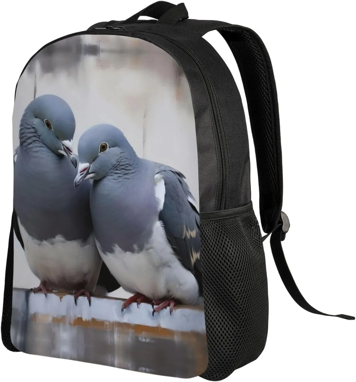 Backpack for Woman Men Casual Daypack Doves Laptop Backpack 17 In Lightweight Carry-on Bag for Travel Work
