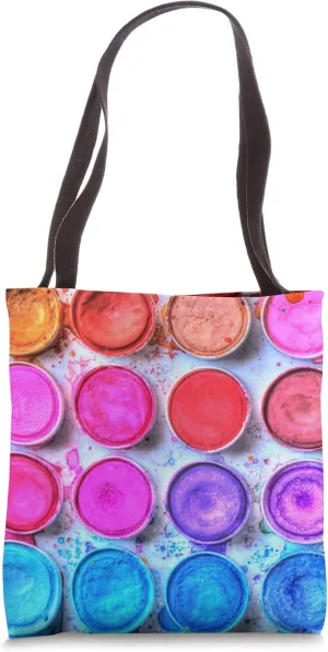 Backpack Handbag Shoulder Bag with Colorful Pigment Tote Bag