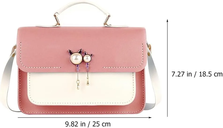 Backpack Purse DIY Leather Handbag Making Kit Pu Leather Craft Sewing Bag Material Leather Knitting Crochet Bag Making Sets Handmade Bag Making All Accessories for Knitting Kit