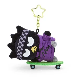 Badtz-Maru Skateboard Plush Mascot Keychain