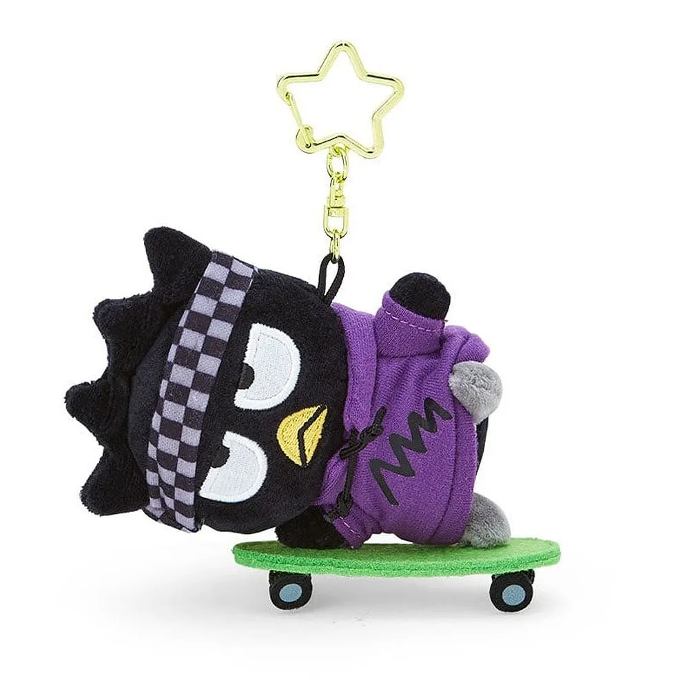 Badtz-Maru Skateboard Plush Mascot Keychain