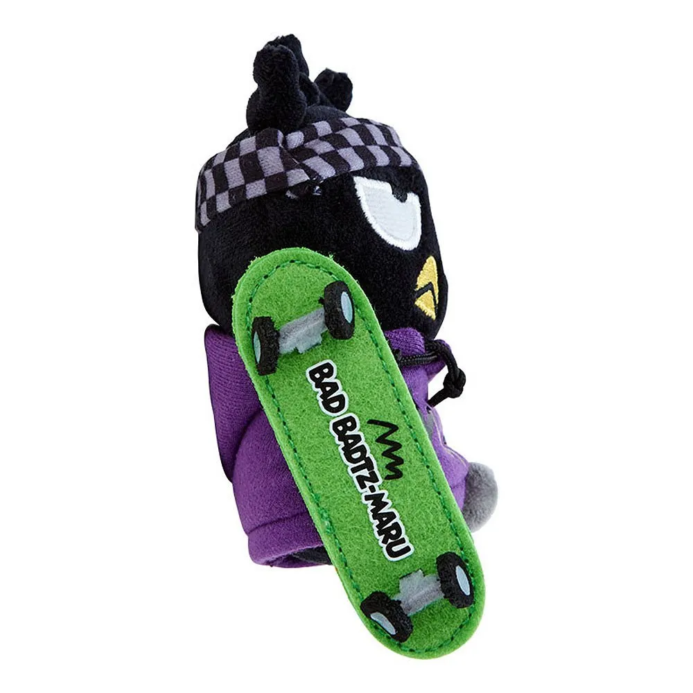 Badtz-Maru Skateboard Plush Mascot Keychain