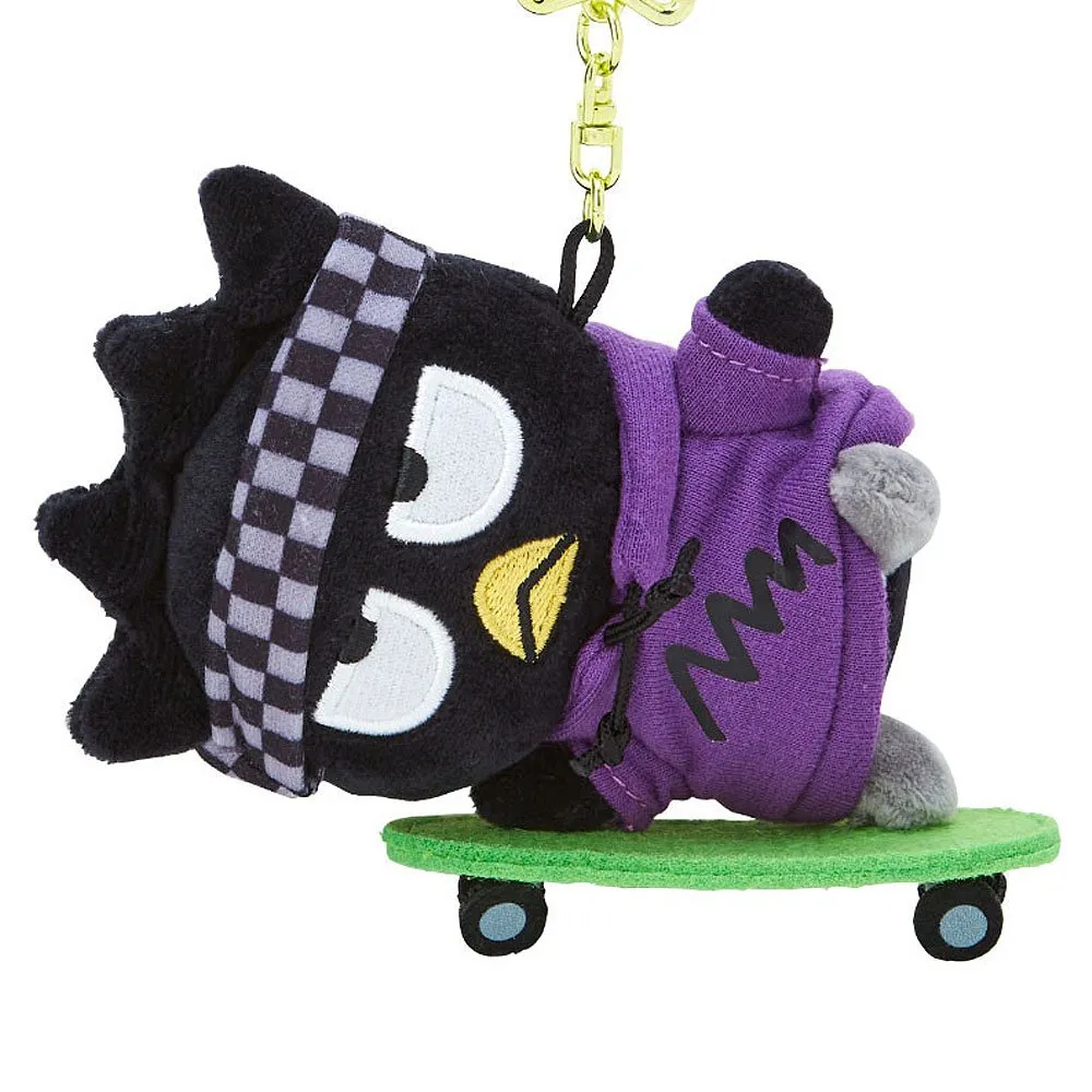 Badtz-Maru Skateboard Plush Mascot Keychain
