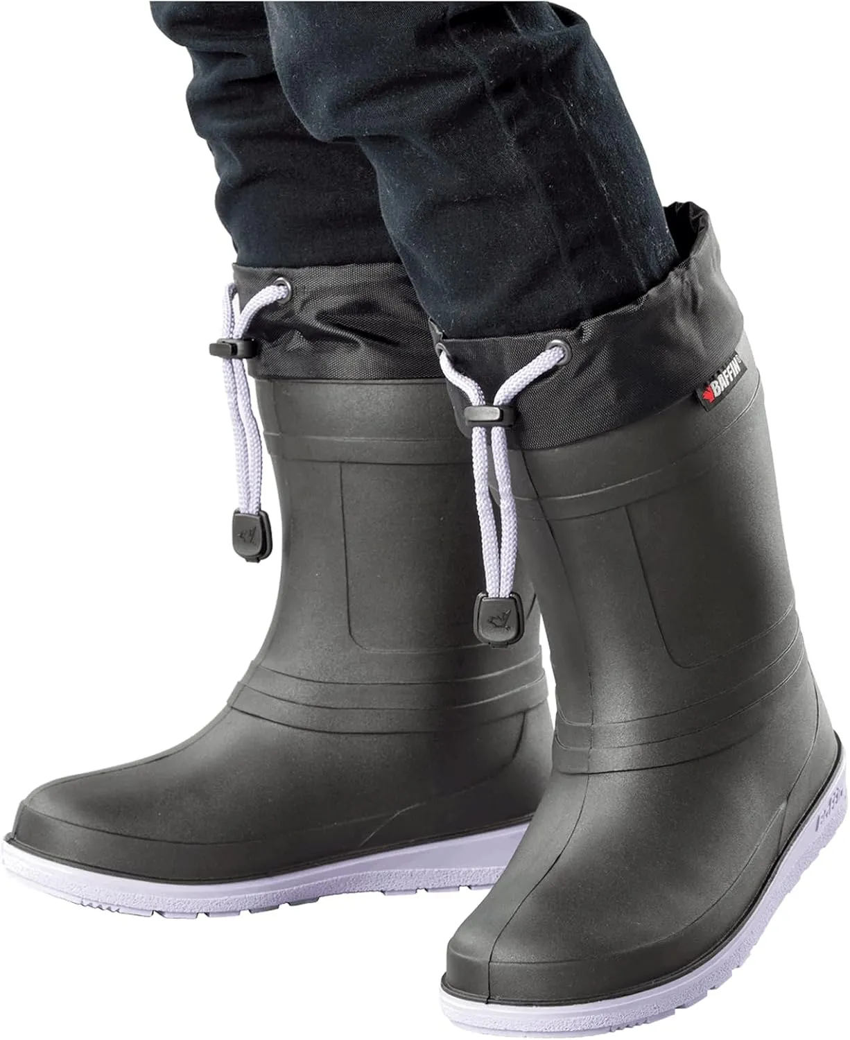 Baffin Unisex Kids' ICE CASTLE Waterproof Insulated Multi-Layer Winter Snow Boots, Polar Rubber Base & Moisture-Wicking Liner
