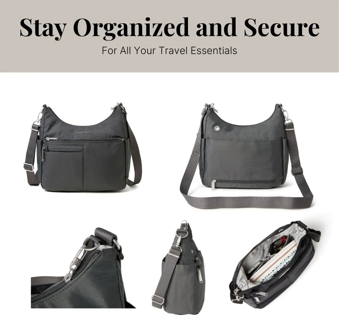 Baggallini Securtex Anti-Theft Free Time Crossbody Bag
