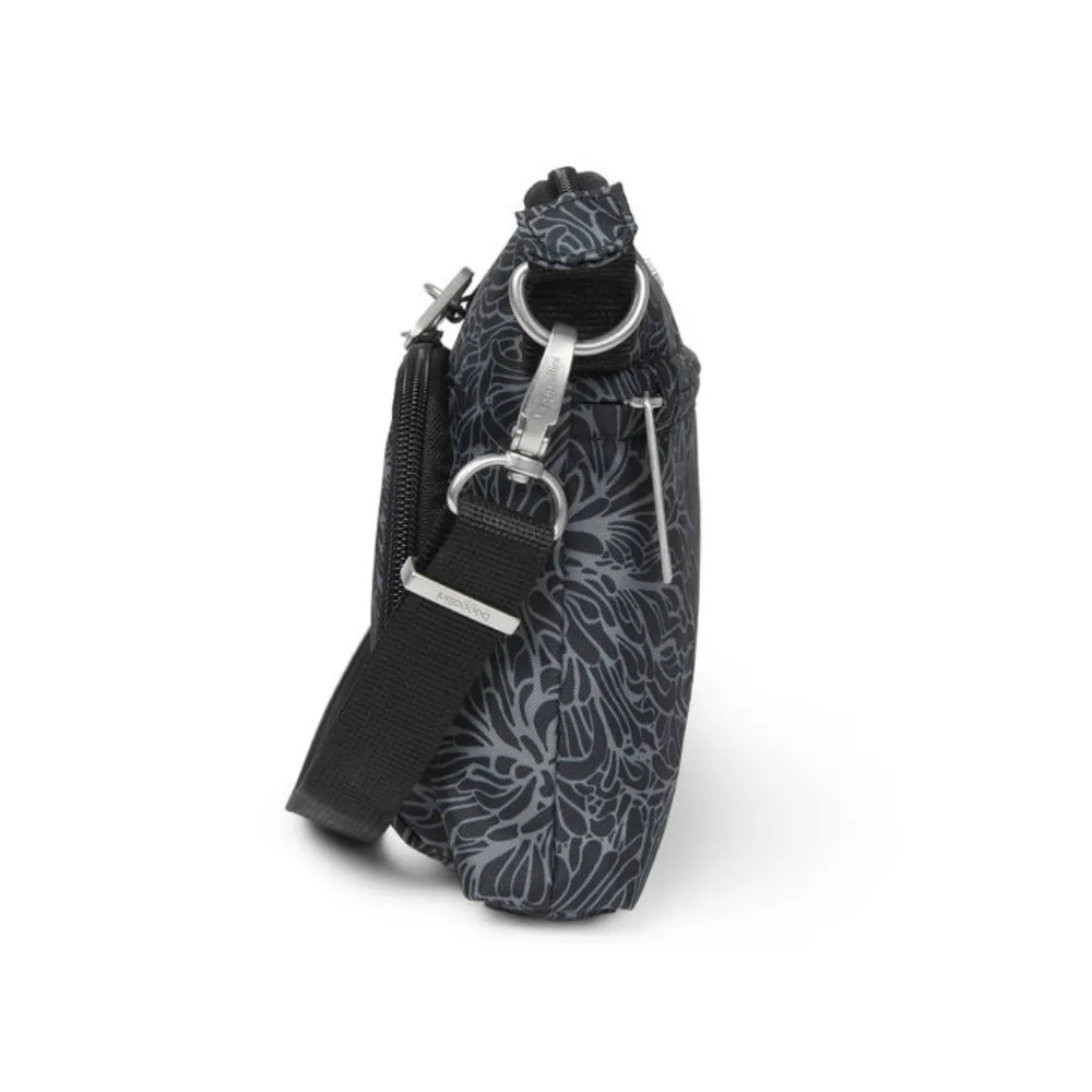 Baggallini Securtex Anti-Theft Memento Midnight Blossom Crossbody Bag (Women's)