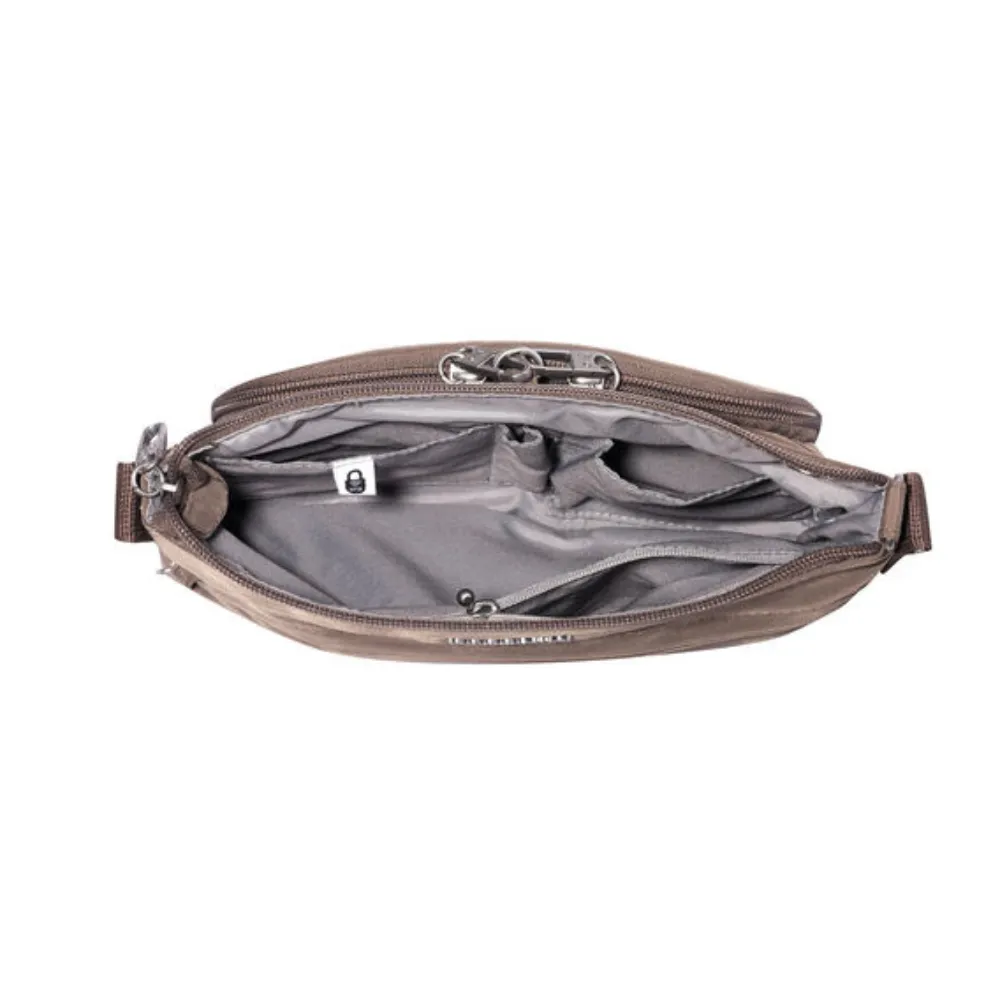 Baggallini Securtex Anti-Theft Memento Portobello Crossbody Bag (Women's)
