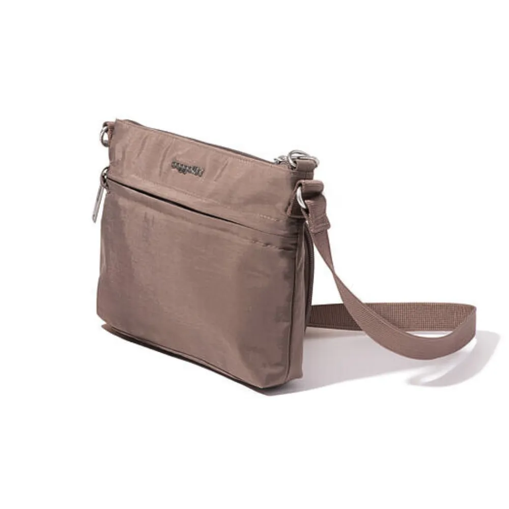 Baggallini Securtex Anti-Theft Memento Portobello Crossbody Bag (Women's)