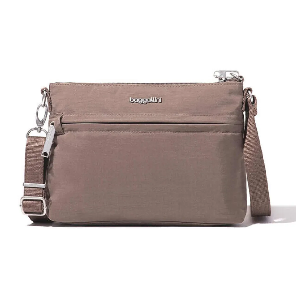 Baggallini Securtex Anti-Theft Memento Portobello Crossbody Bag (Women's)