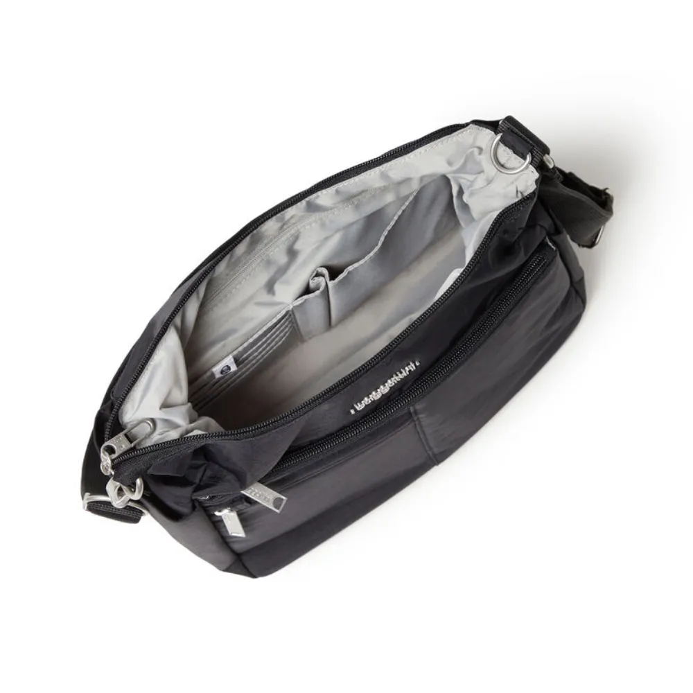 Baggallini Securtex Free Time Black Crossbody Bag (Women's)