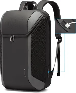 BANGE Travel Laptop Backpack Fits 15.6 Inch Notebook, Business Work Backpack with USB3.0 Fast Charging Port, Waterproof Travel Backpack With Luggage Sleeve…