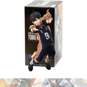BANPRESTO Tobio Kageyam a: 18cm Posing Statue Figurine Bundled with 1 A.C.G. Compatible Theme Trading Card (89075), Small