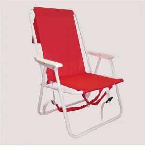 Basic Backpack Chair by Rio - Red