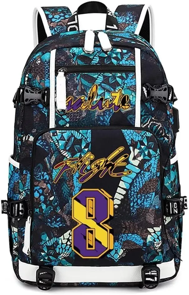 Basketball KB24 Multifunction Backpack Travel Daypack Fans Bag For Men Women