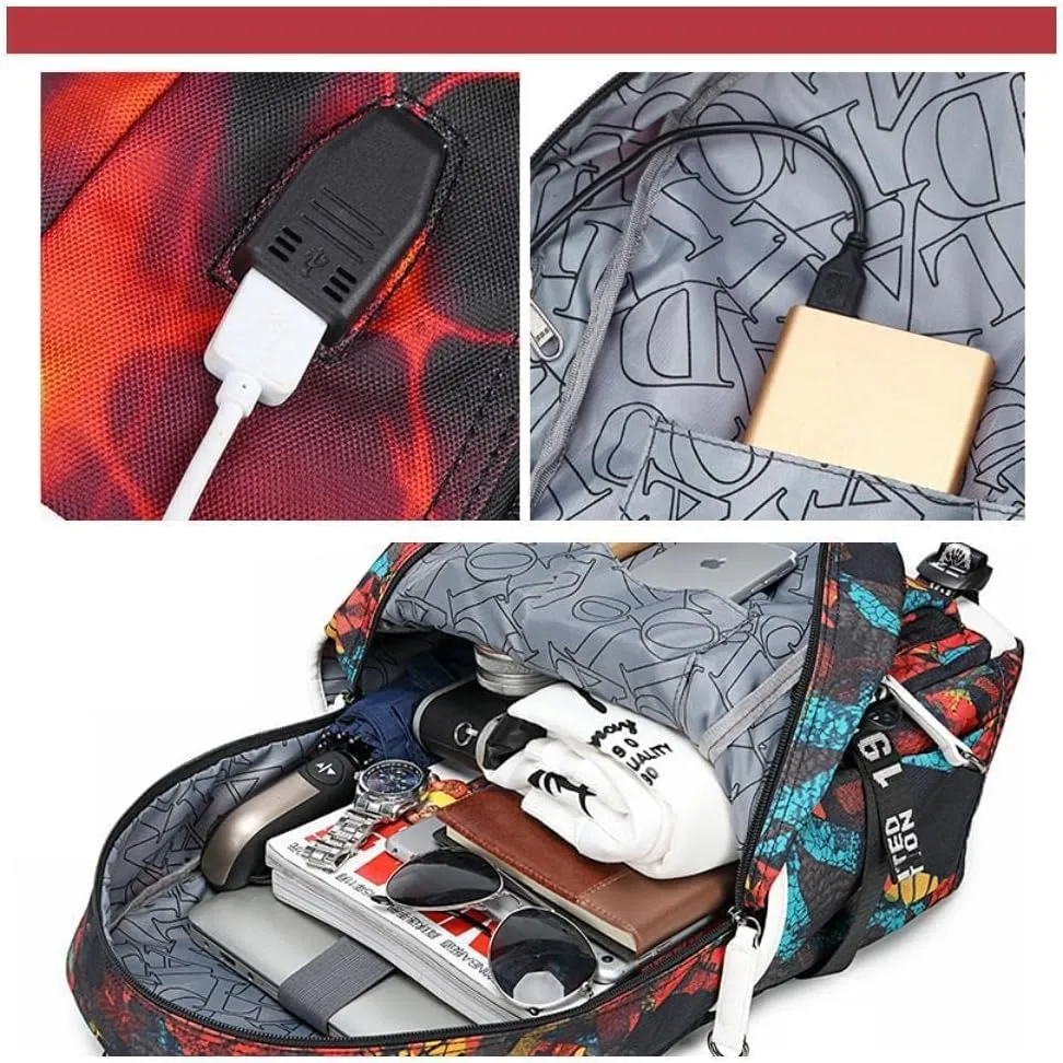 Basketball Player 23 Student School Bag, Laptop Backpack, Ultra-Light Travel Bag, For Men And Women (Blue1)