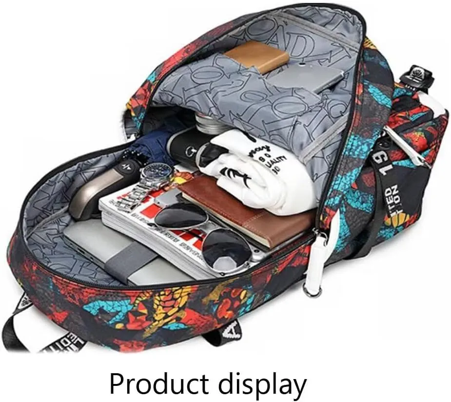 Basketball Player 30 Multifunction Backpack Travel Daypack Fans Bag For Men Women (Style 6)