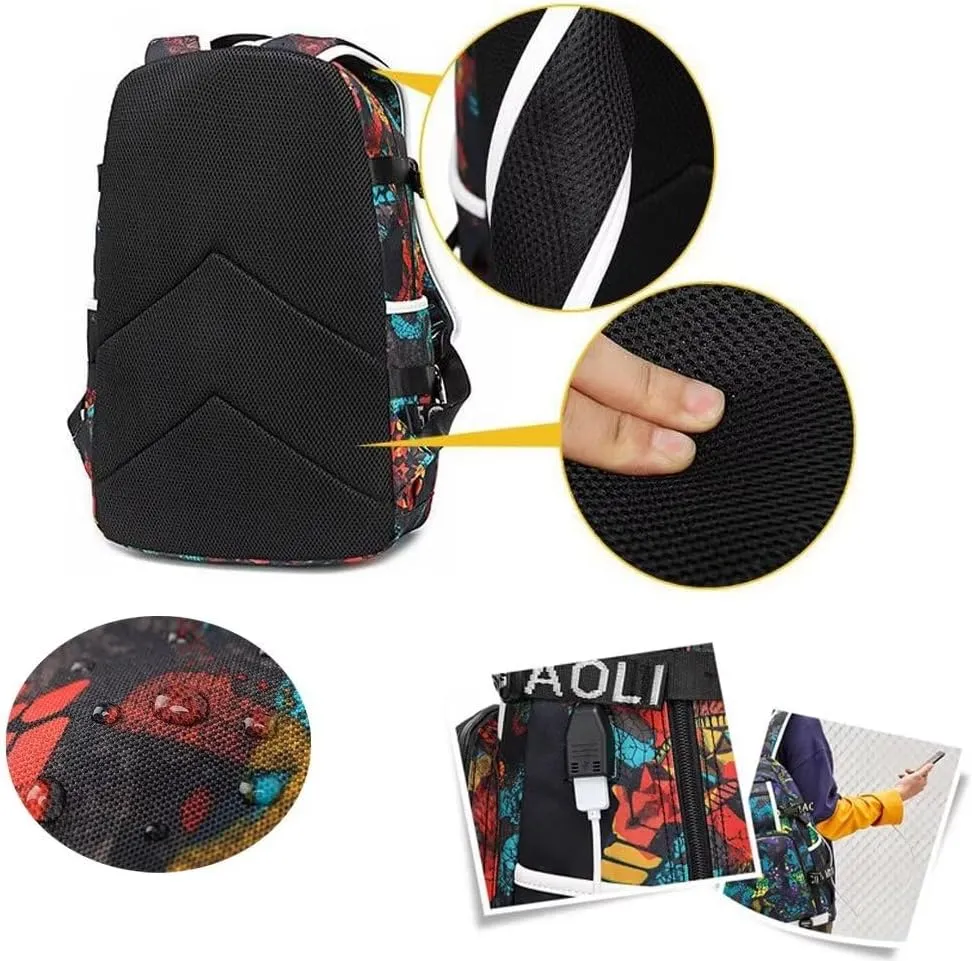 Basketball Player 30 Multifunction Backpack Travel Daypack Fans Bag For Men Women (Style 6)