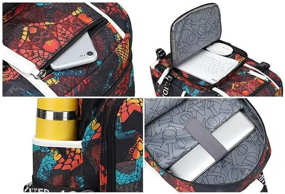 Basketball Player 30 Multifunction Backpack Travel Daypack Fans Bag For Men Women (Style 6)