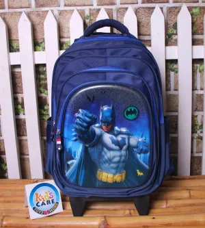 Batman Themed School Trolley Bag for Grade 3 to 5 (2515-17)