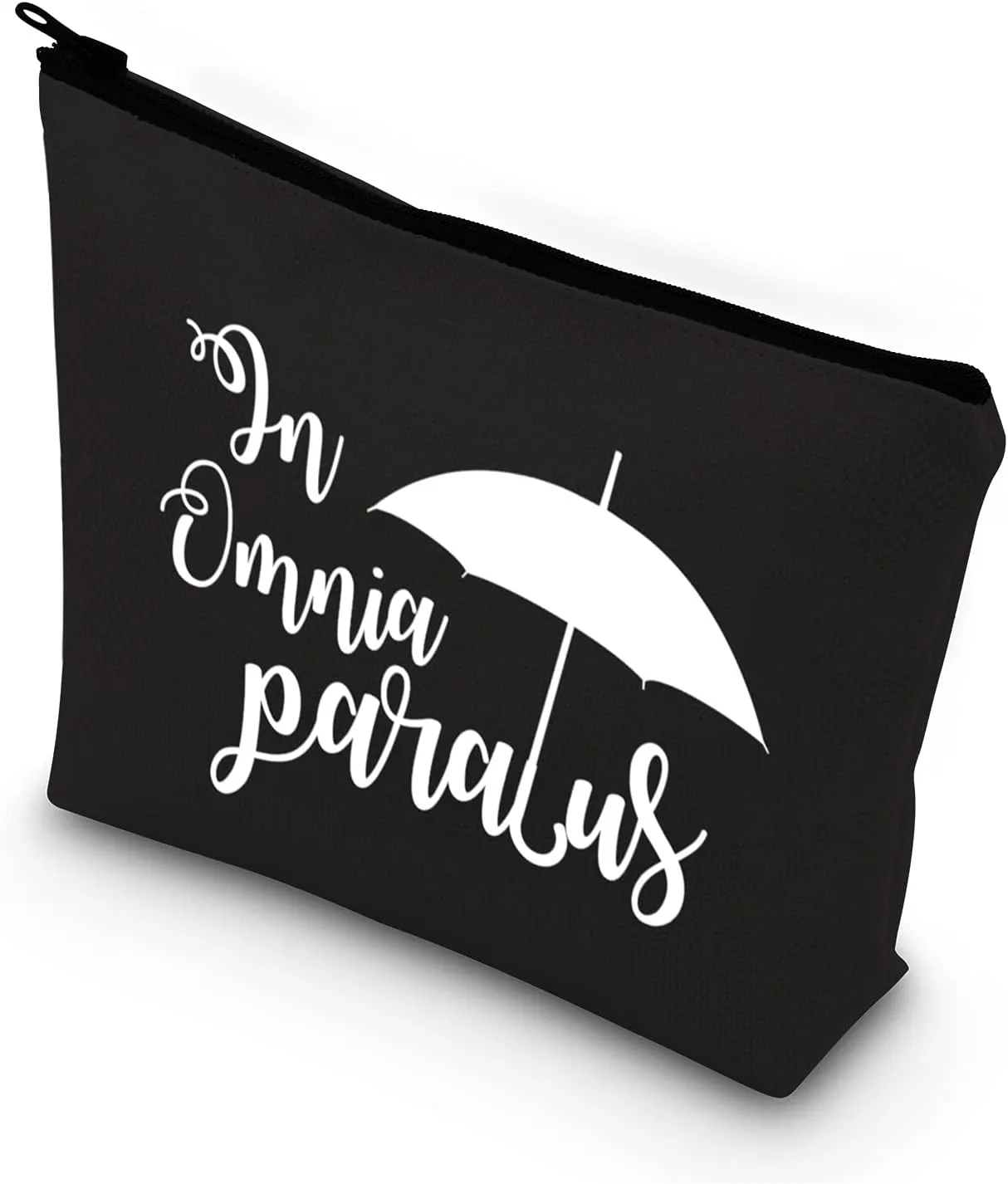 BDPWSS In Omnia Paratus Makeup Bag TV Show Inspired Cosmetic Bag For Fans Gift Friendship Gift (In Omnia paratus bl)