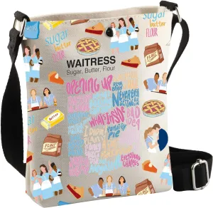 BDPWSS Waitress Musical Crossbody Bag Waitress Theater Gift Musical Inspired Merchandise Jenna Fan Gift