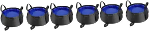 BESPORTBLE 3sets Collapsible Wash Basin Camping Sink Portable Water Bag for Hiking Car Washing and Outdoor Use 2pcs*3