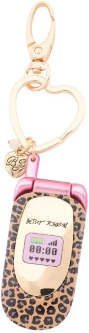 Betsey Johnson Backpack Purse Key Fob Charm