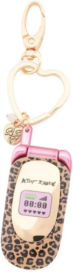 Betsey Johnson Backpack Purse Key Fob Charm