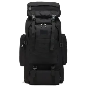 Black Backpack 70LT BY Defence Q Store