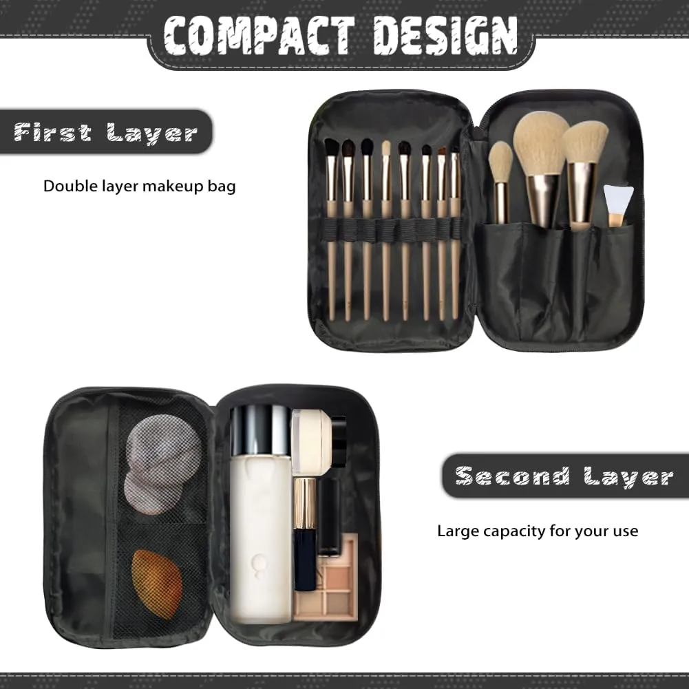 Boho Floral Cosmetic Bag Travel Size Toiletries Kit for Women Multipurpose Travel Make Up Bag Makeup Artist Organizer Bag Holiday Gifts for Mother Dad Sister Family