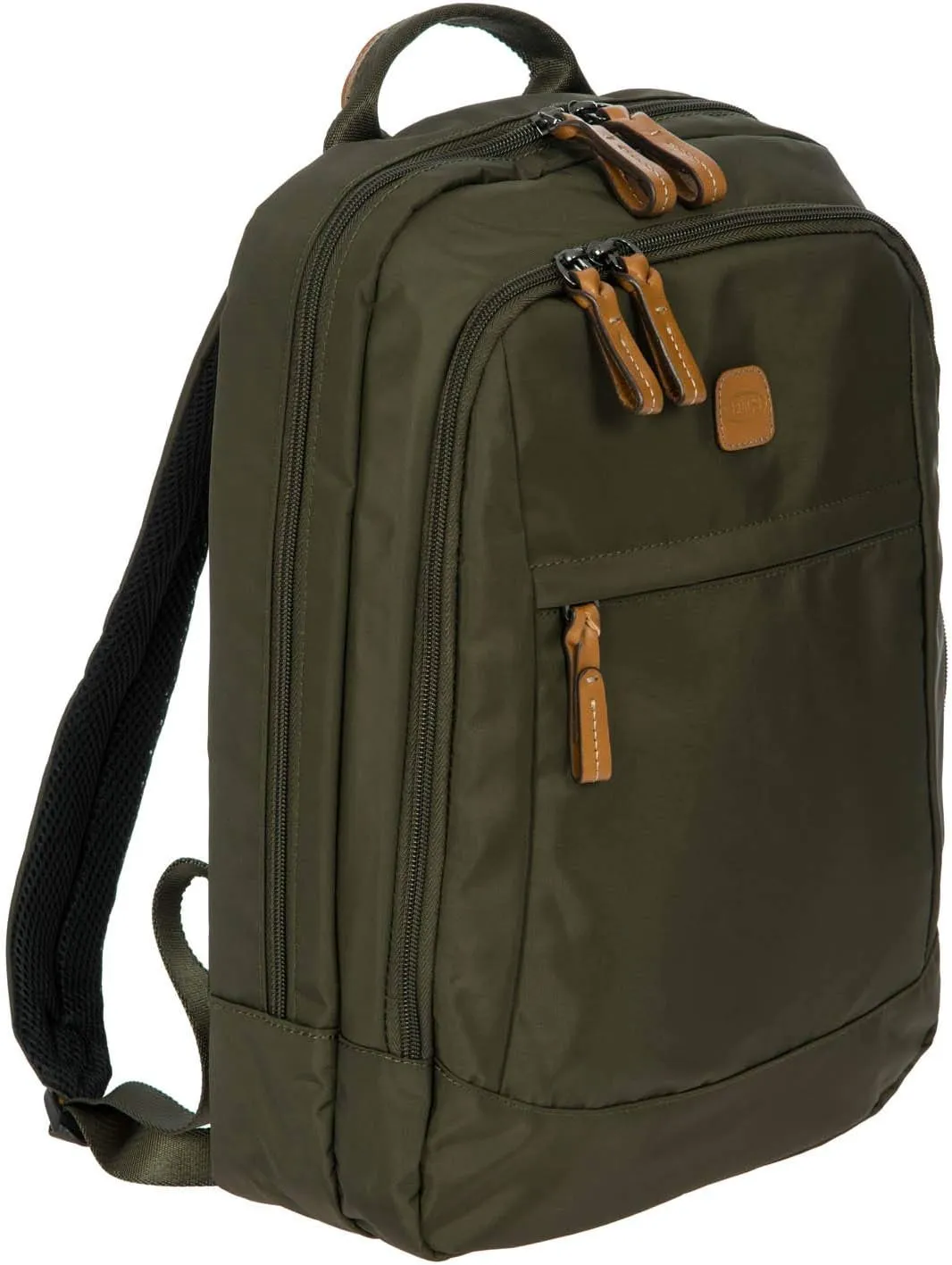 Bric's X-Travel Metro Backpack - 15 Inch - Travel Backpack for Women and Men - Designer Bag with Large Pockets - Olive
