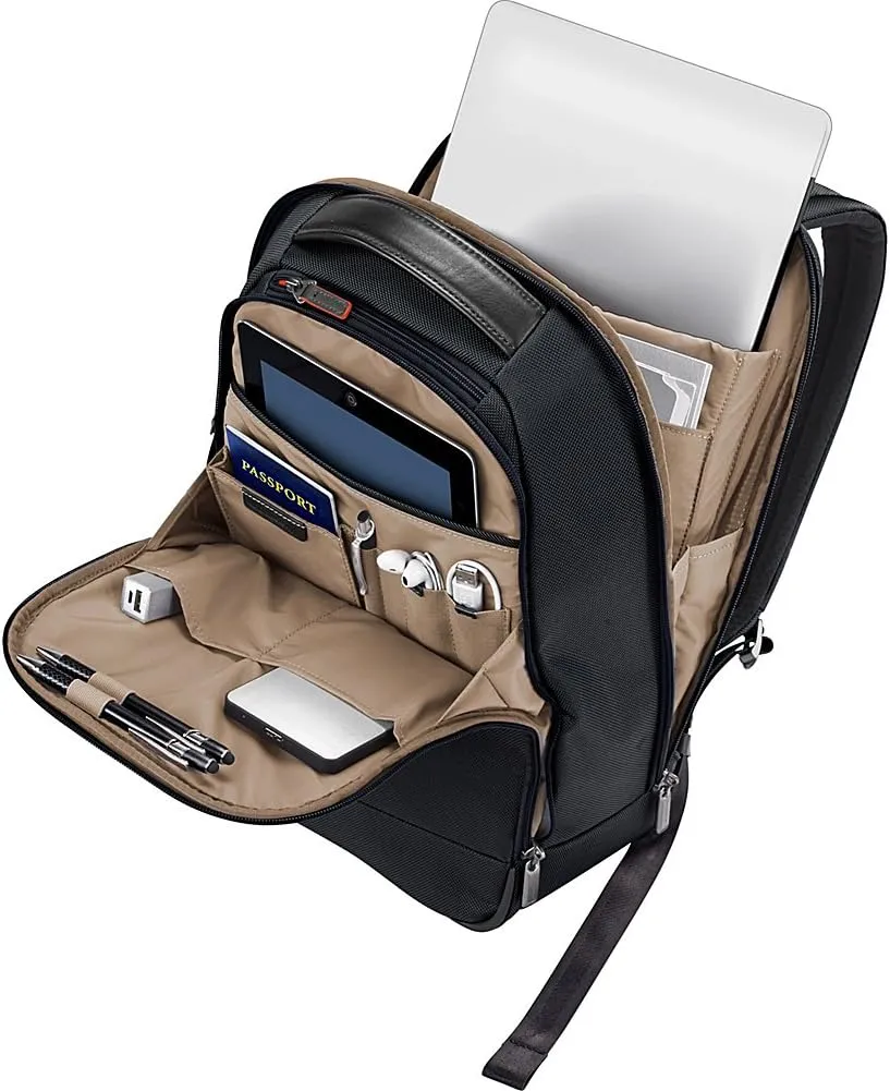 Briggs & Riley @ Work Medium Slim Backpack, Black, Large