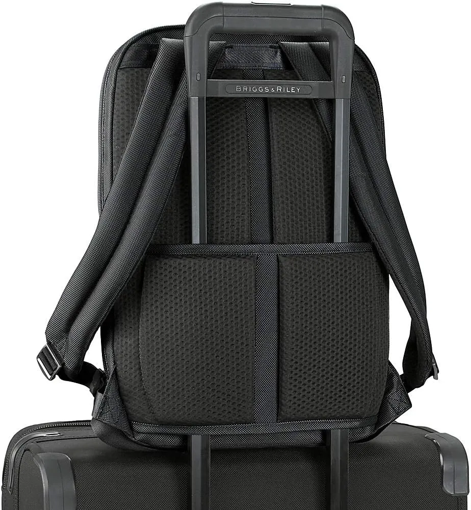 Briggs & Riley @ Work Medium Slim Backpack, Black, Large