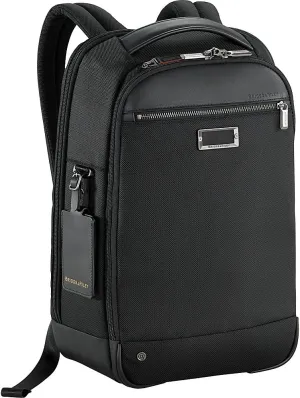 Briggs & Riley @ Work Medium Slim Backpack, Black, Large