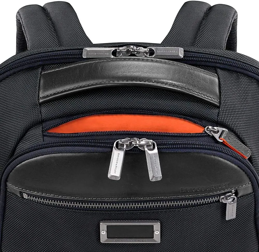 Briggs & Riley @ Work Medium Slim Backpack, Black, Large