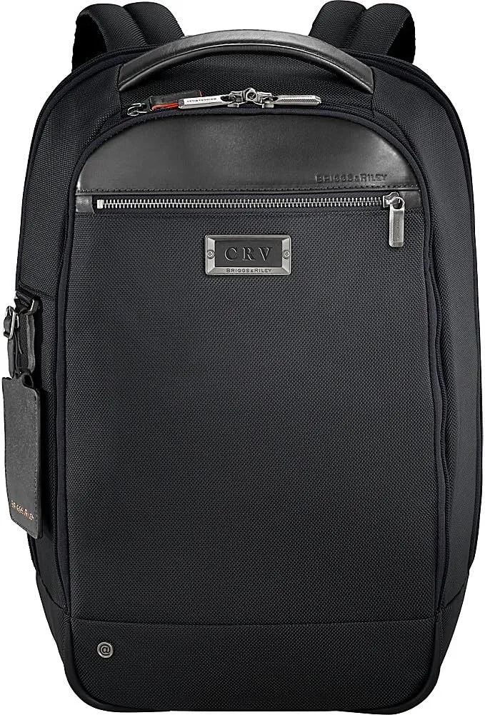 Briggs & Riley @ Work Medium Slim Backpack, Black, Large
