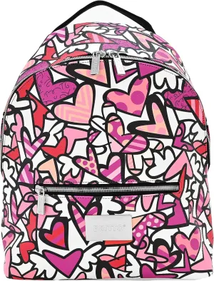 BRITTO Romero Vegan Leather Small Backpack, Alive