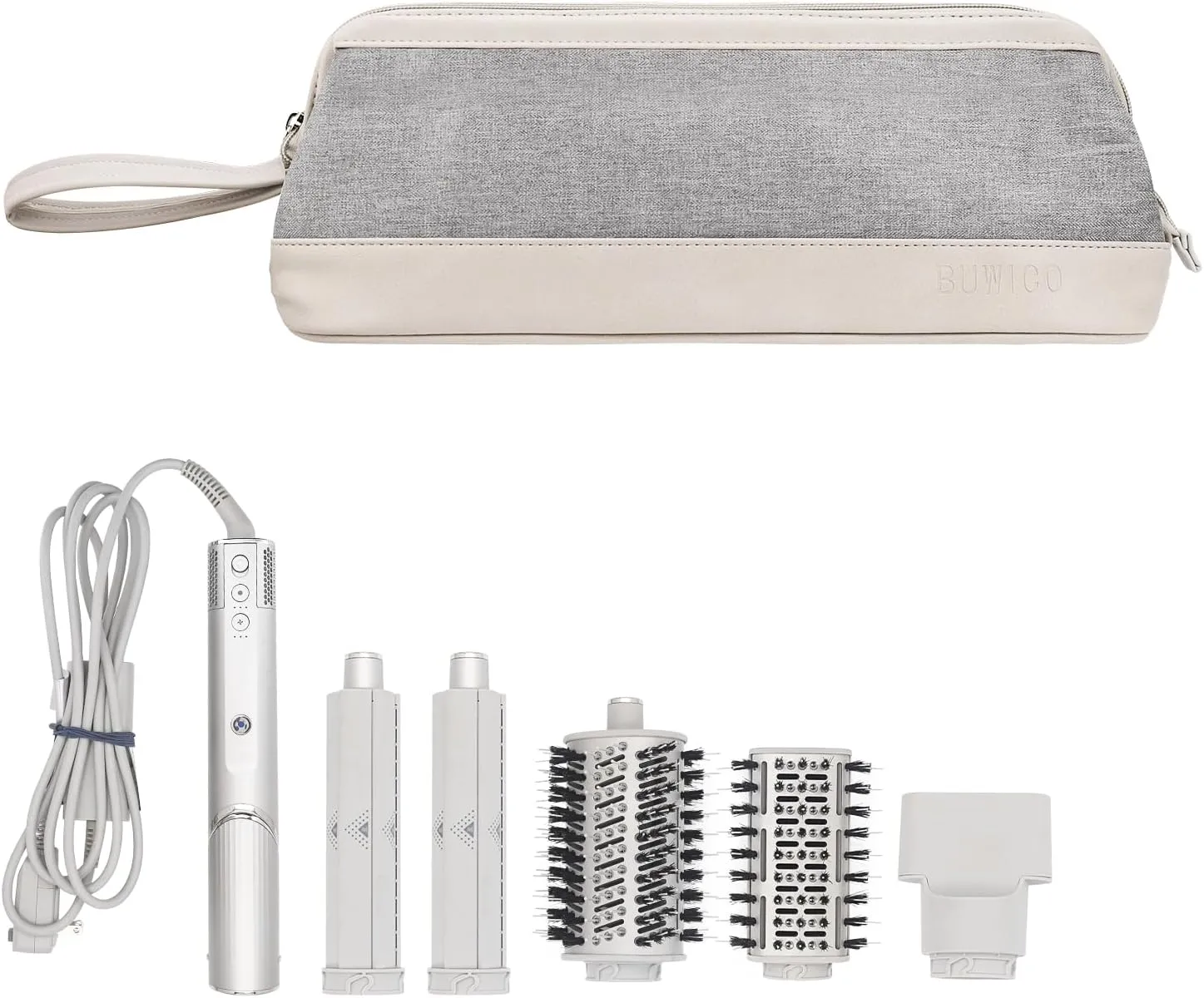 Buwico Airwrap Travel Case for Dyson/Shark Flexstyle, Travel Pouch for Dyson Airwrap/Shark Flexstyle Complete Styler and Attachments, Travel Bag for Dyson/Shark Hair Dryer