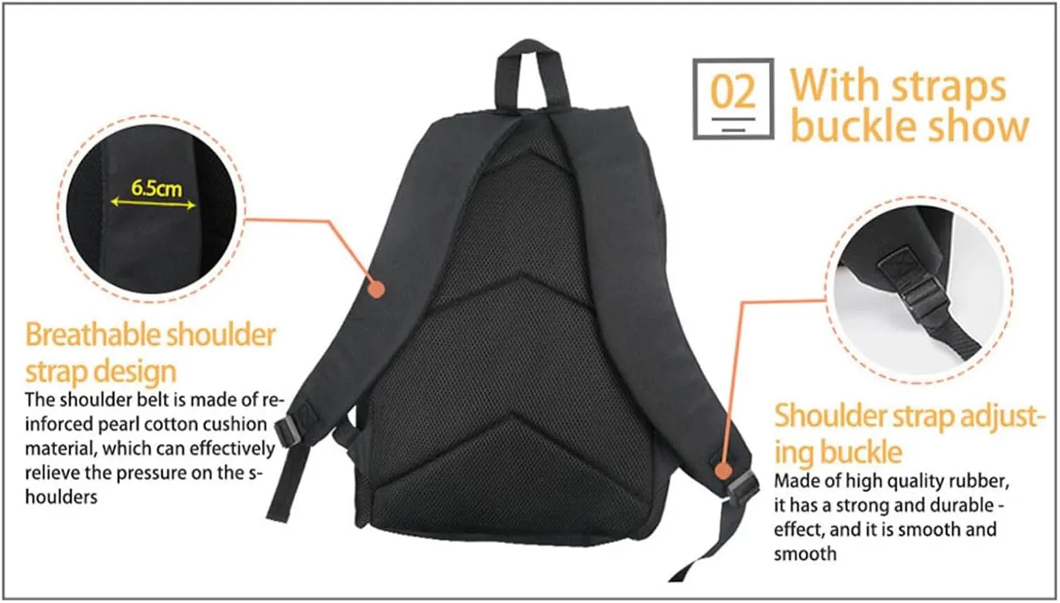 Buybai Primary School Backpack Horse Backpack for Boys Kids Schoolbag Large Size American Flag Bookbag 17 In