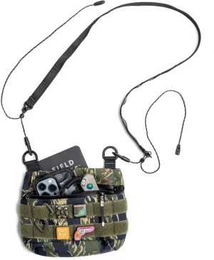 Cache L2 EDC Sling Bag, Nylon Crossbody Bag Organizer, EDC Molle Bag, Multifunctional Shoulder Small Bag for Daily Hiking Carry, Camouflage