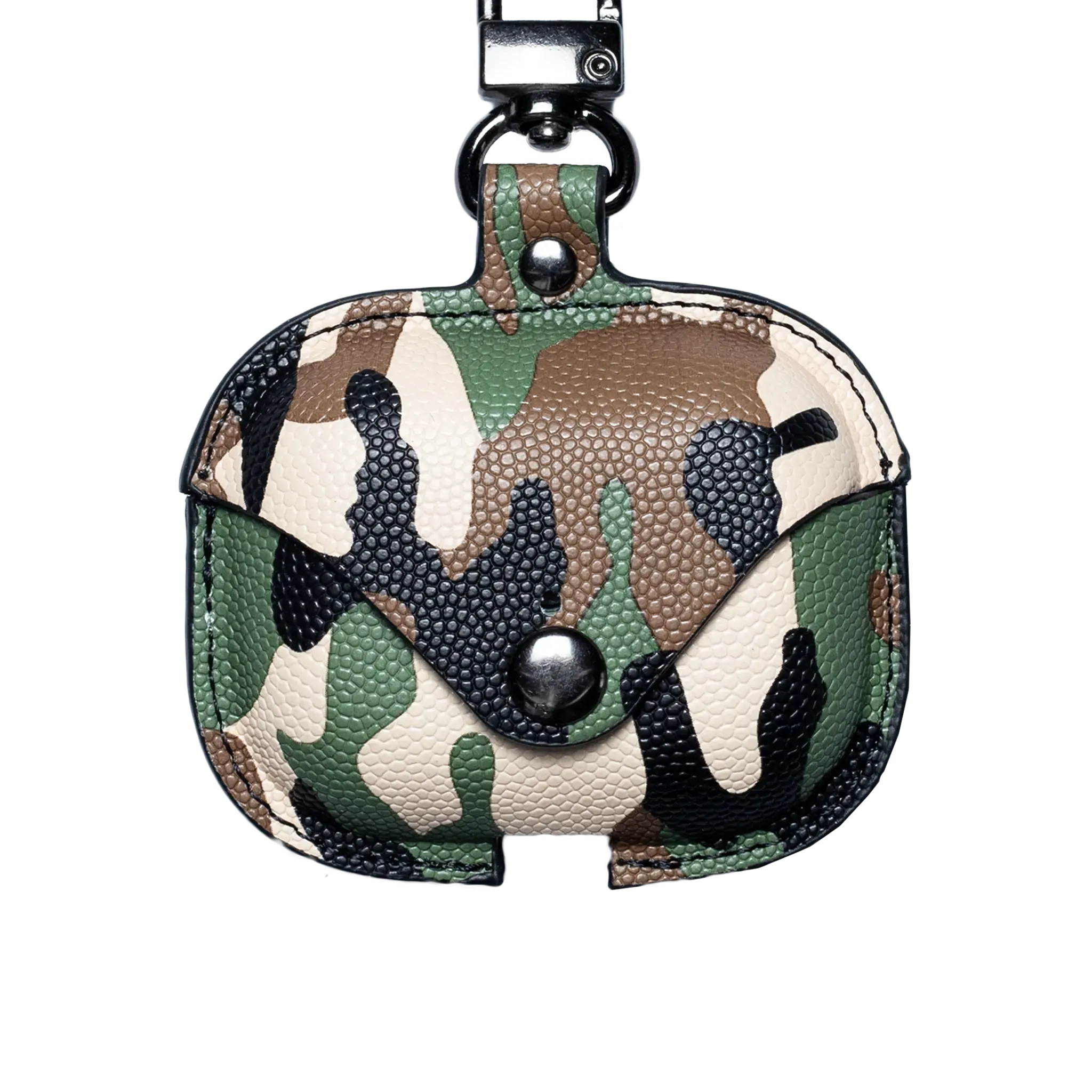 Camouflage Business Leather AirPods Case