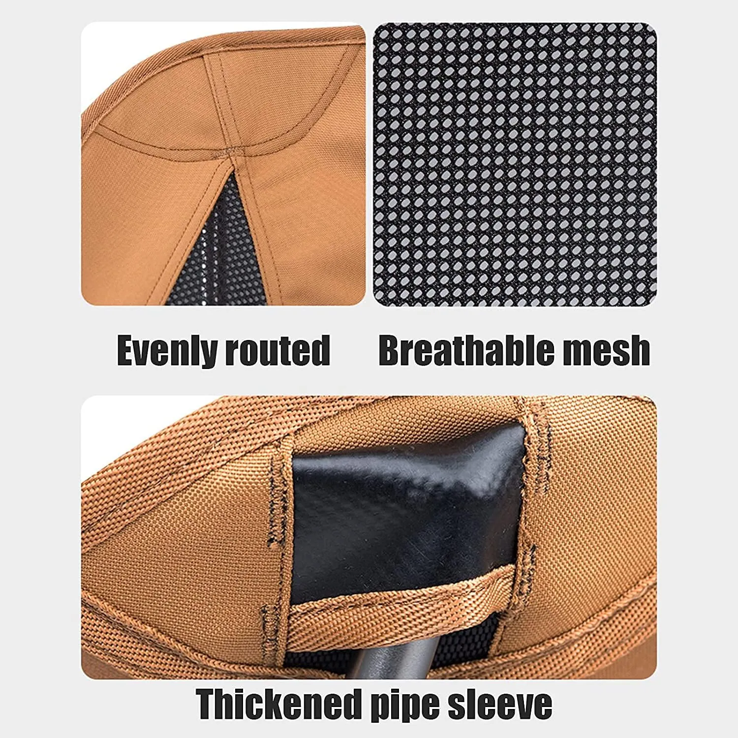 Camping Chair Ultralight Backpack Camping Chair Travel Hiking Foldable Portable Outdoor Beach Backpack Seat, Breathable Double-Sided Mesh Folding Chair