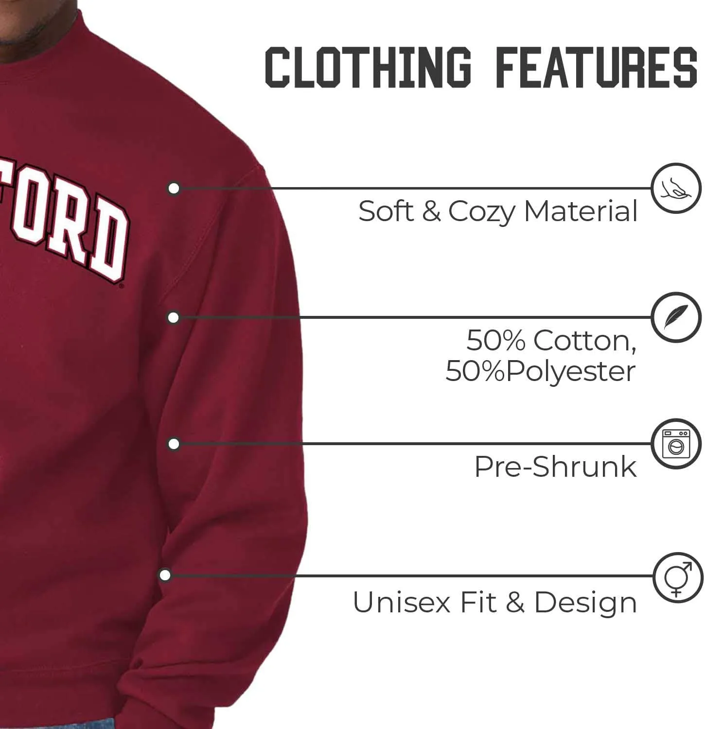 Campus Colors Adult Arch & Logo Soft Style Gameday Crewneck Sweatshirt