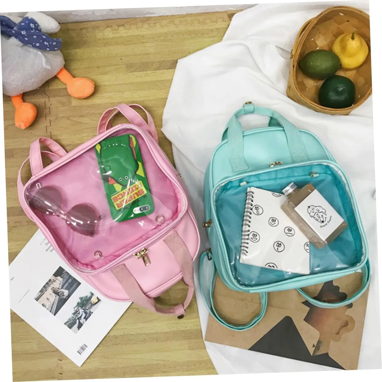 Candy Satchel Backpack School Bag for Girls Boys Adults Spacious Comfortable Easy Zipper