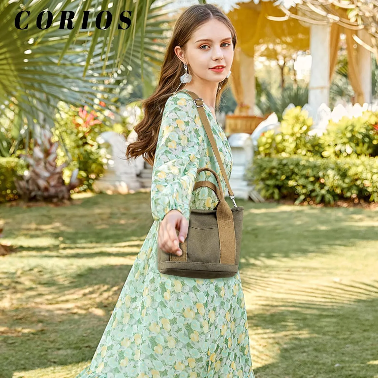 Canvas Tote Bag for Women Small Handbag Satchel Bag Shoulder Bag Top Handle Bag Messenger Bag Casual Crossbody Bag