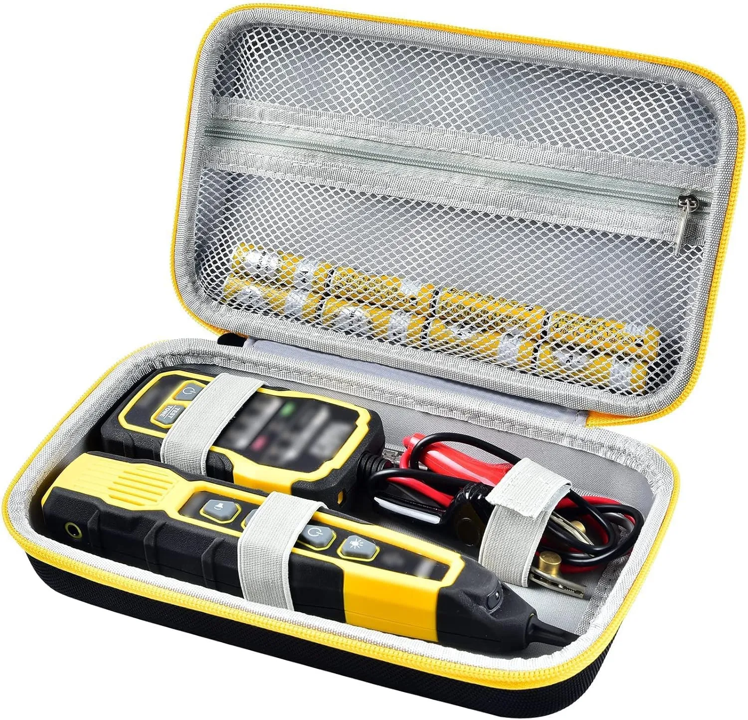 Case for Klein Tools VDV500-705/VDV500-820/VDV500-063 Wire Tracer Tone Generator & Probe Kit Continuity Tester, Universal Storage Bag for Ethernet, Telephone, Speaker, Coax, Video, Cable Toner -Black