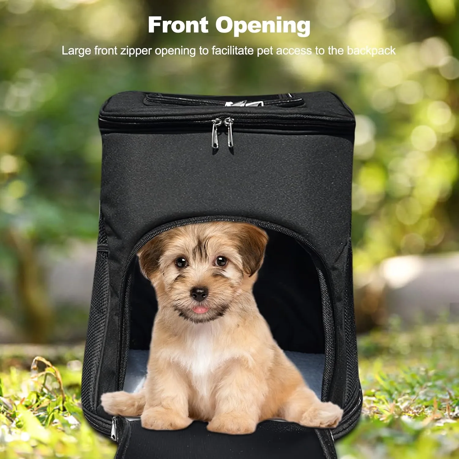 Cat Backpack Carrier, Adjustable Dog Backpack with Super Ventilated Design, Portable Dogs Transport Backpack for Travel, Hiking and Cycling, Outdoor Use(XL, Red)