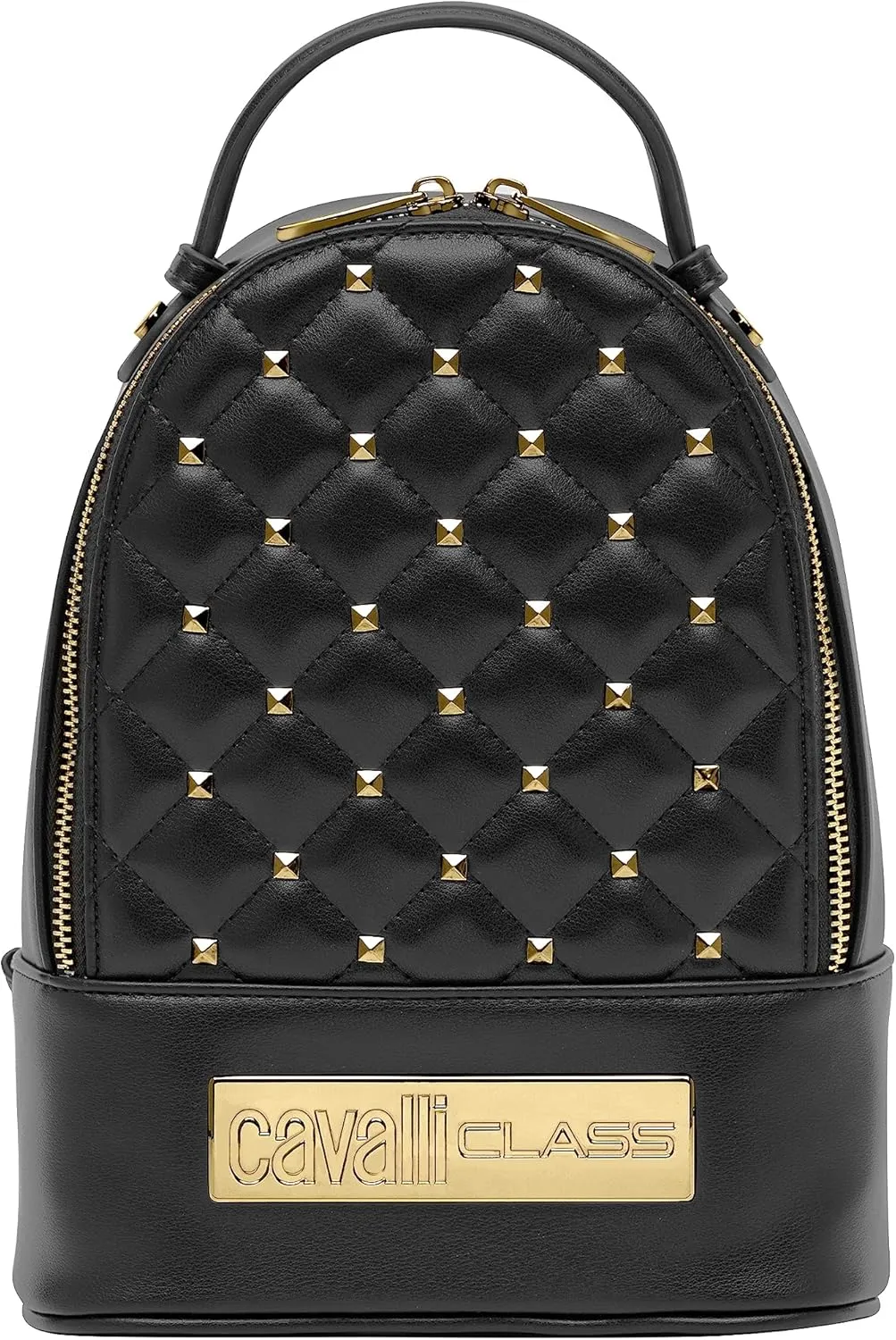 Cavalli Class CAPRERA Black Small Fashion Backpack for womens