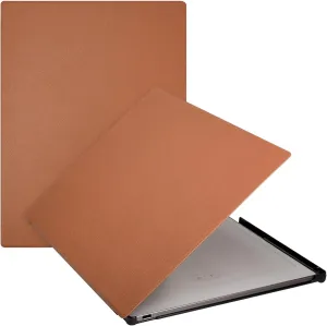 Caweet Case for Remarkable Paper Pro 11.8" 2024, Slim Hard Back Shell Protective Book Folio Cover with Built-in Pen Holder and Auto Wake/Sleep, Brown